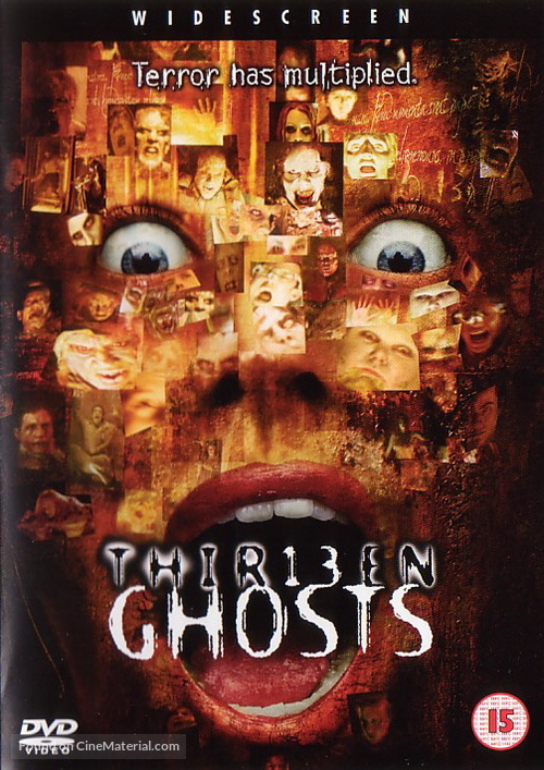 Thir13en Ghosts - British DVD movie cover