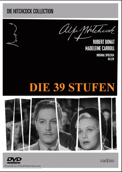 The 39 Steps - German Movie Cover