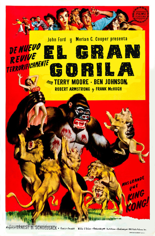 Mighty Joe Young - Spanish Movie Poster