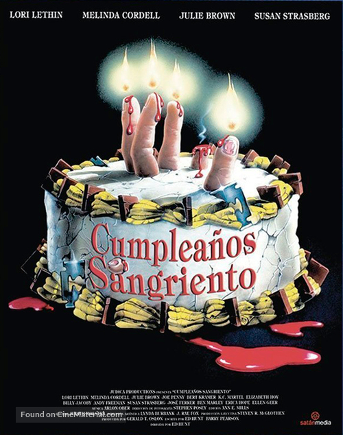 Bloody Birthday - Spanish Movie Cover