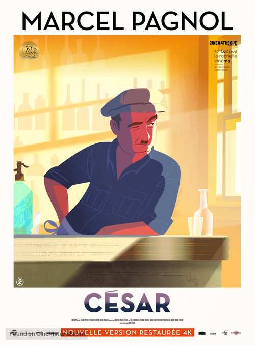 C&egrave;sar - French Re-release movie poster