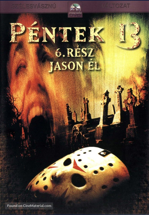 Friday the 13th Part VI: Jason Lives - Hungarian Movie Cover