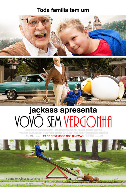 Jackass Presents: Bad Grandpa - Brazilian Movie Poster