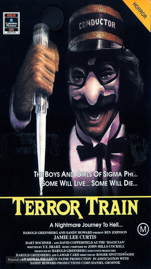 Terror Train - Australian VHS movie cover