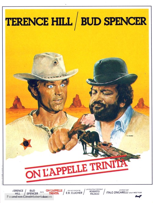 Lo chiamavano Trinit&agrave; - French Movie Poster