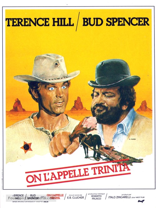 Lo chiamavano Trinit&agrave; - French Movie Poster