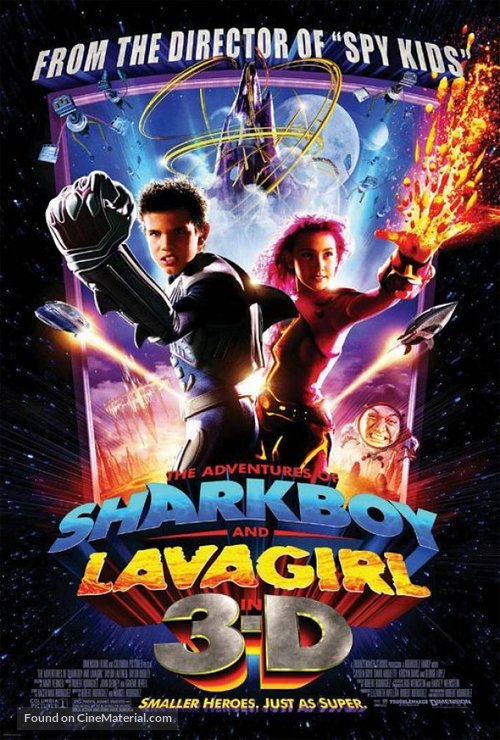 The Adventures of Sharkboy and Lavagirl 3-D - Movie Poster