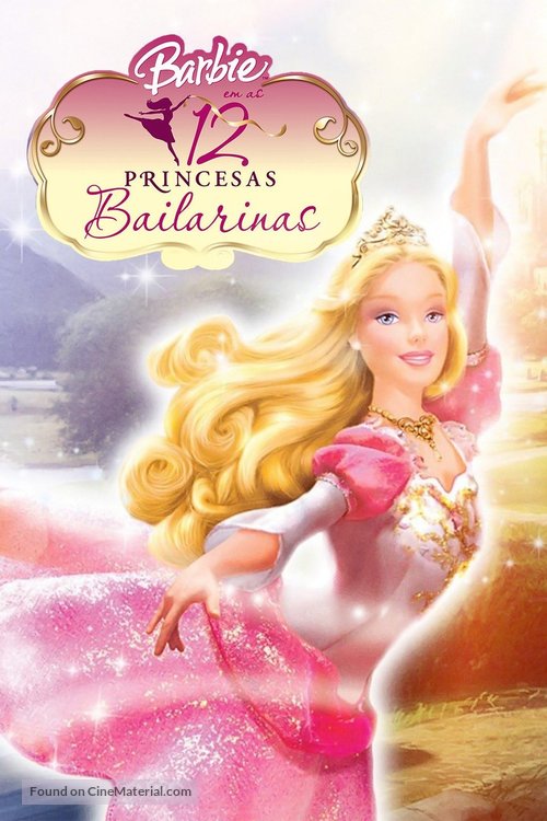 Barbie in the 12 Dancing Princesses - Brazilian Movie Poster