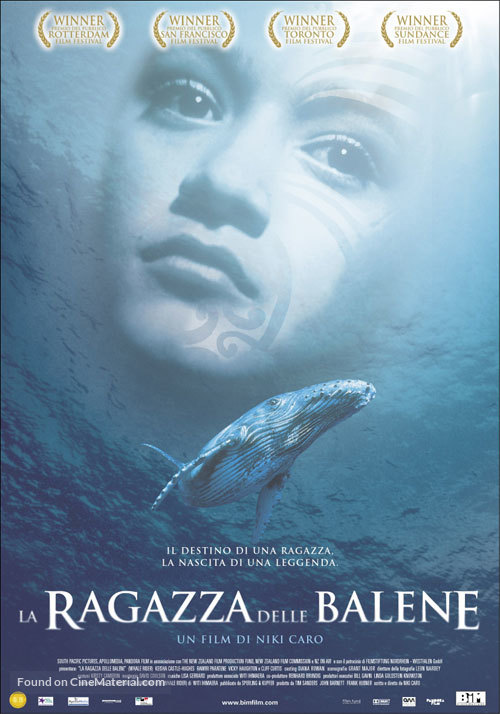 Whale Rider - Italian Movie Poster