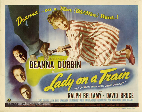 Lady on a Train - Movie Poster