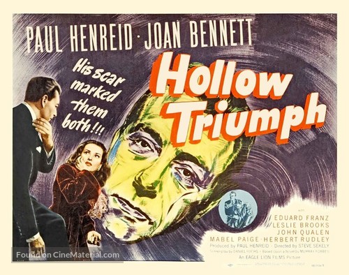 Hollow Triumph - Theatrical movie poster
