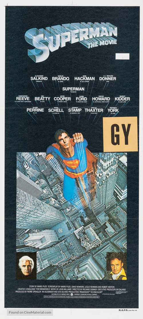 Superman - Australian Movie Poster