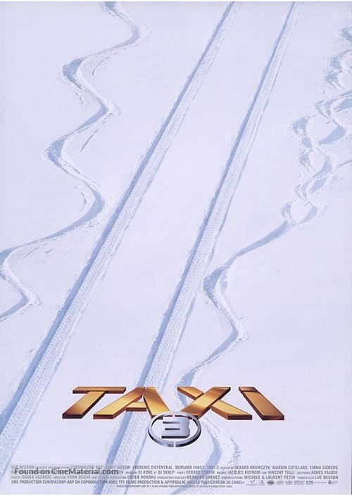Taxi 3 - French Movie Poster
