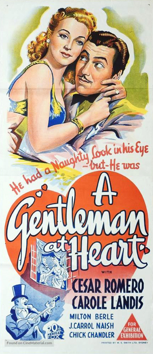 A Gentleman at Heart - Australian Movie Poster