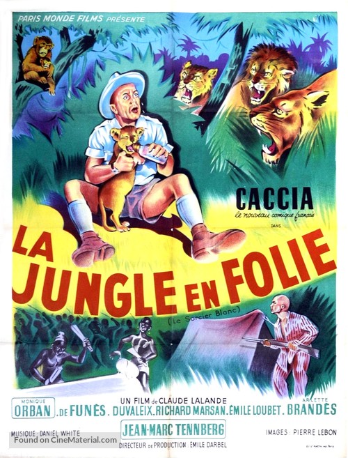 La jungle en folie - French Movie Poster