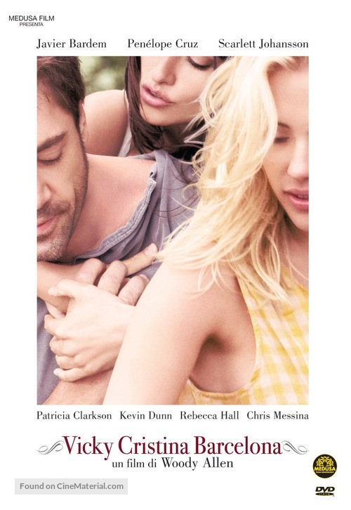 Vicky Cristina Barcelona - Italian DVD movie cover