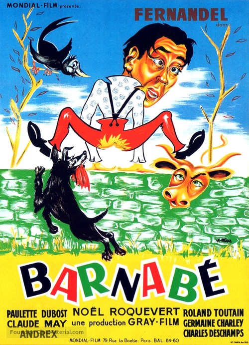 Barnab&egrave; - French Movie Poster