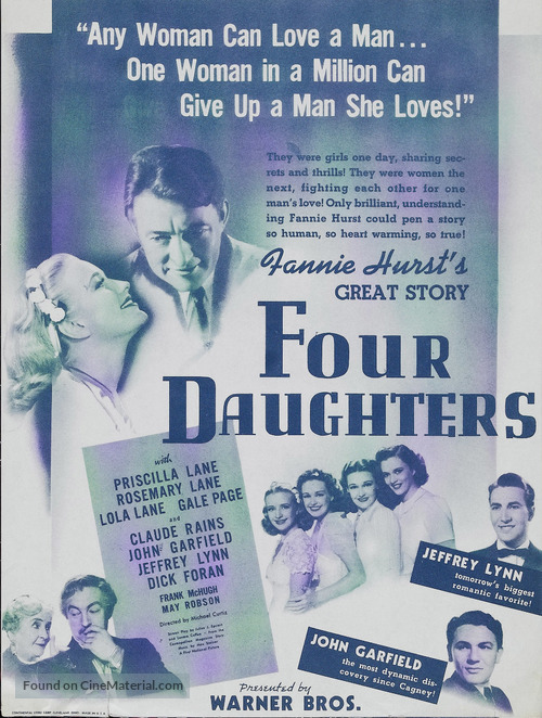 Four Daughters - Movie Poster