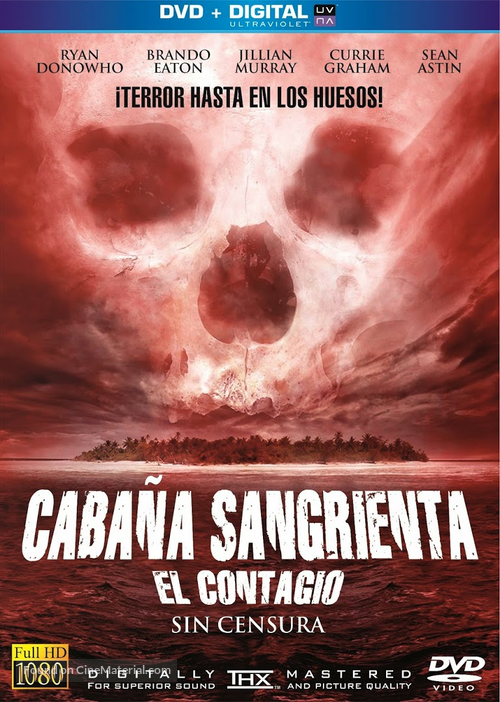 Cabin Fever: Patient Zero - Argentinian DVD movie cover