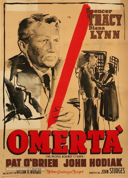 The People Against O&#039;Hara - Italian Movie Poster