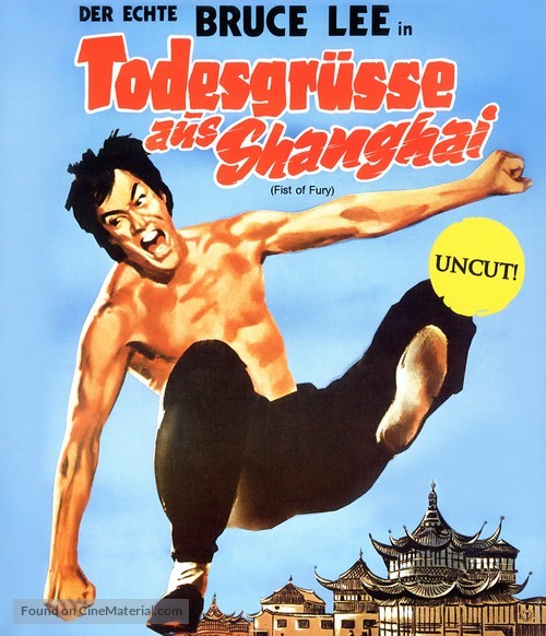 Jing wu men - German Blu-Ray movie cover