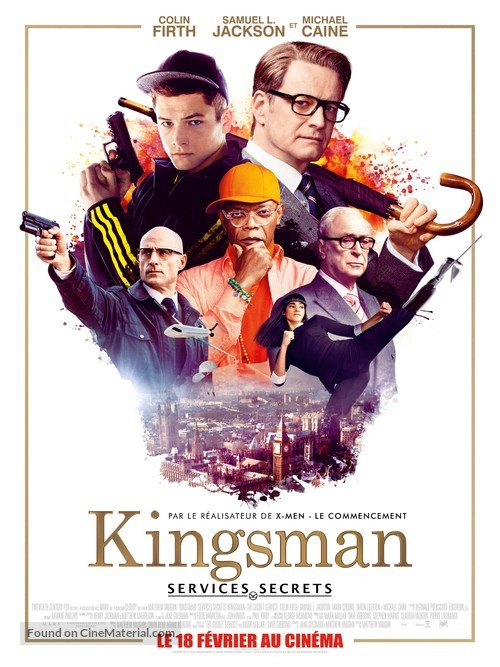 Kingsman: The Secret Service - French Movie Poster