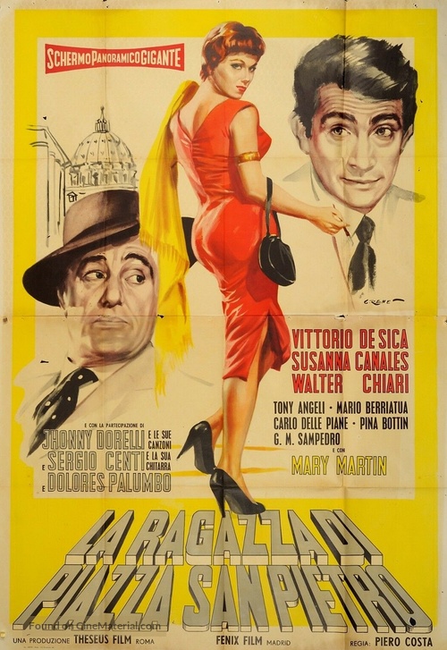 La ragazza di Piazza San Pietro - Italian Movie Poster