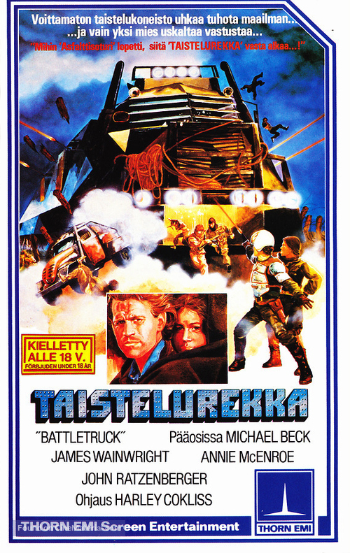 Warlords of the 21st Century - Finnish VHS movie cover