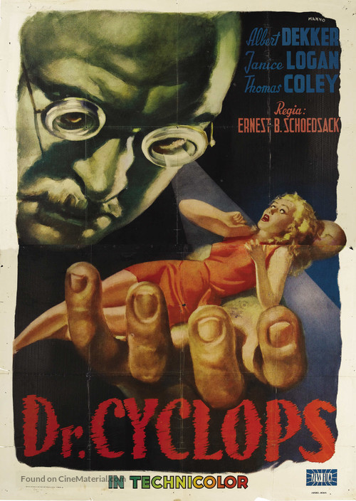 Dr. Cyclops - Italian Movie Poster