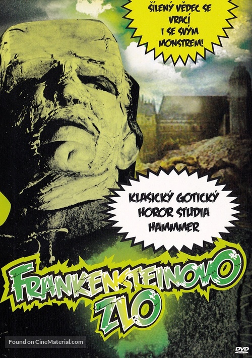 The Evil of Frankenstein - Czech DVD movie cover