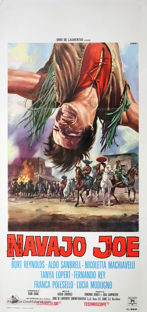 Navajo Joe - Italian Movie Poster