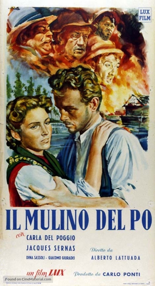 Il mulino del Po - Italian Movie Poster