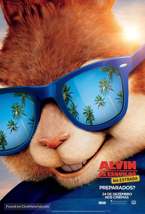 Alvin and the Chipmunks: The Road Chip - Brazilian Movie Poster