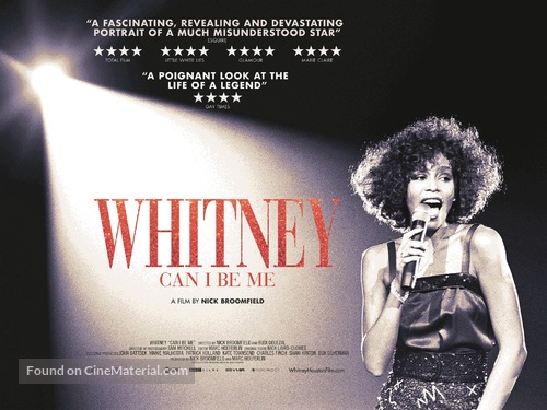 Whitney: Can I Be Me - British Movie Poster