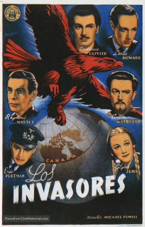 49th Parallel - Spanish Movie Poster