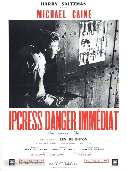 The Ipcress File - French Re-release movie poster