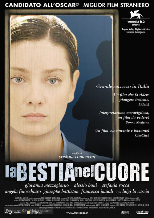 Bestia nel cuore, La - Italian Movie Poster