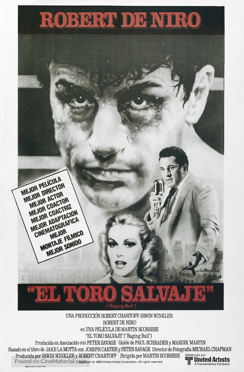 Raging Bull - Argentinian Movie Poster