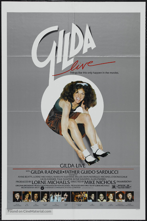 Gilda Live - Movie Poster