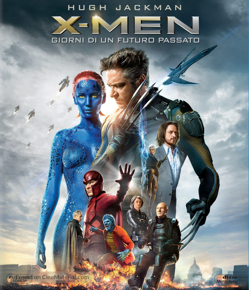 X-Men: Days of Future Past - Italian Movie Cover