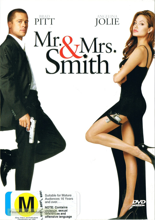 Mr. &amp; Mrs. Smith - New Zealand DVD movie cover