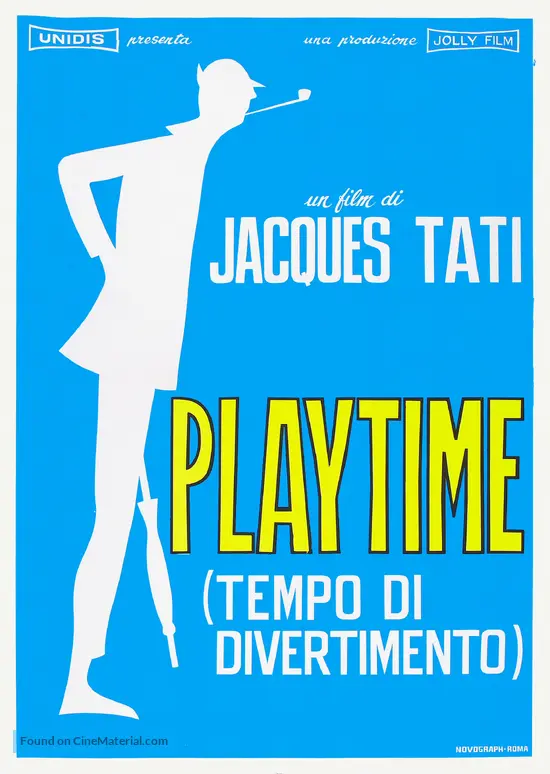 PlayTime - Italian Movie Poster