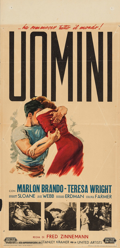The Men - Italian Movie Poster