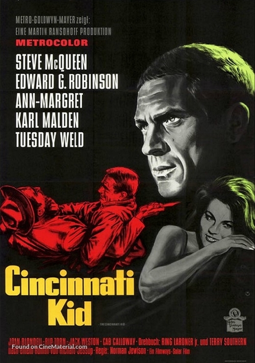 The Cincinnati Kid - German Movie Poster