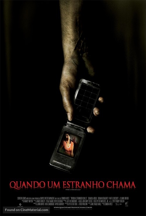 When A Stranger Calls - Brazilian poster