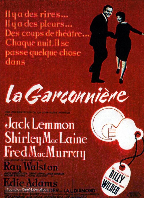The Apartment - French Movie Poster