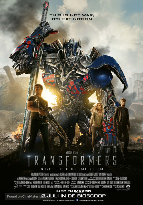 Transformers: Age of Extinction - Dutch Movie Poster