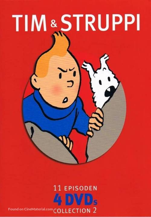 &quot;Les aventures de Tintin&quot; - German DVD movie cover