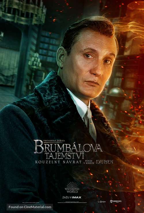 Fantastic Beasts: The Secrets of Dumbledore - Czech Movie Poster