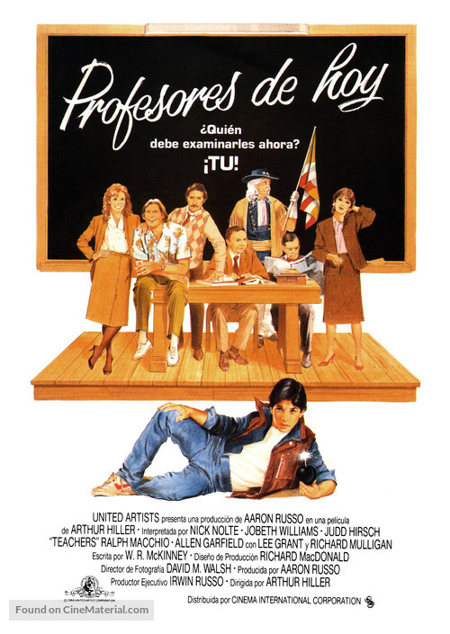 Teachers - Spanish Movie Poster